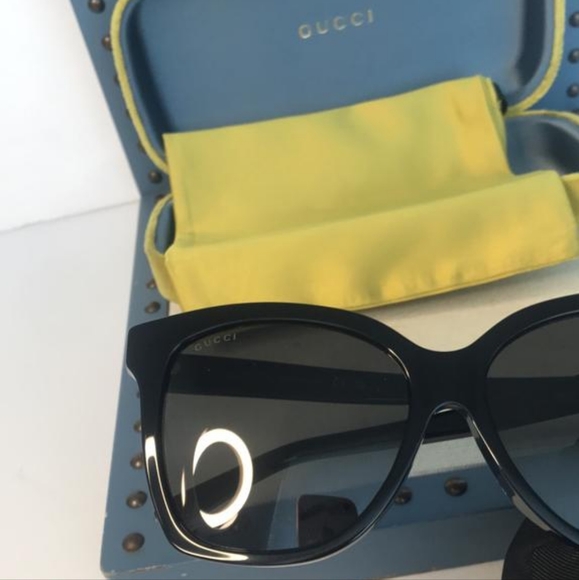 Authentic GUCCI New. GG0459S 001 Rounded Square Sunglasses - Picture 4 of 12